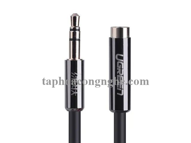 Ugreen 30707 0.5M màu Đen Cáp âm thanh 3.5mm nối dài AV124 30030707